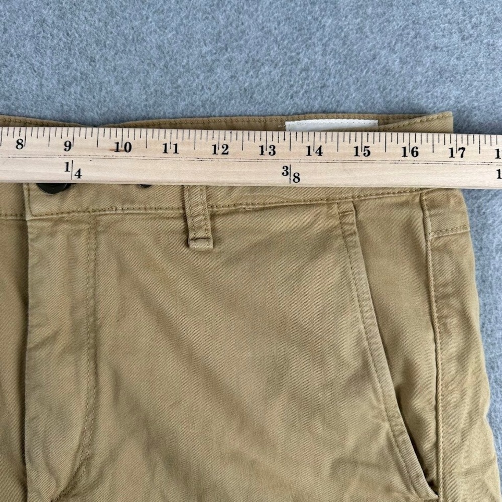 Rag & Bone Men's Chino Pants Flat Front Straight Leg Casual Size 34x27 Tan Khaki - Picture 4 of 10